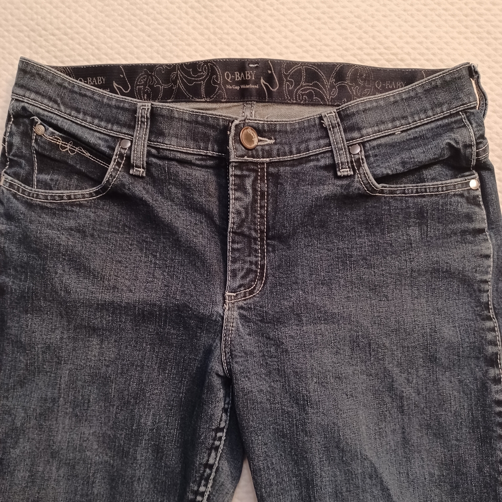 Wrangler Women's Q-Baby No Gap Waistband Jeans Size 9/10 x 36